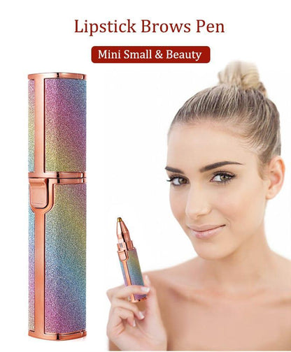 Rechargeable Women's Facial Hair Remover Pen Multicolor ABS